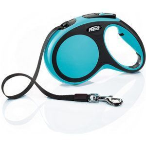FLEXI Comfort Retractable Dog Leash in Blue, 16'