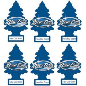 Little Trees Car Air Freshener 6-Pack (New Car Scent)