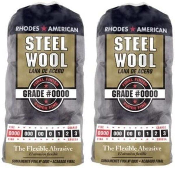 Homax Products #0000 Super Fine Finish Steel Wool Pad 12 Per Package TV713206 (2 Pack)