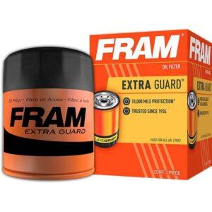 Fram PH7317 Extra Guard 10K Mile Change Interval Spin-On Oil Filter, black