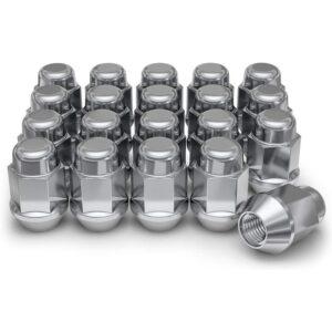White Knight 1707S-20AM Chrome M12x1.50 Bulge Acorn Lug Nut, 20 Pack
