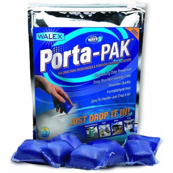 Walex TOI-1090200 Porta-Pak Holding Tank Deodorizer, (Pack of 250)